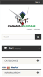 Mobile Screenshot of canadiangundam.com